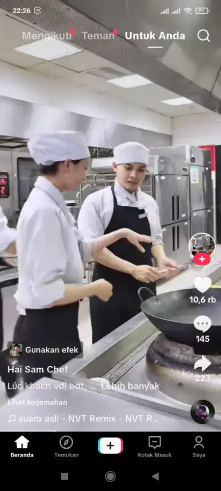 Lowongan cook Helper yg berpengalaman dichinesefood ada menu non halal