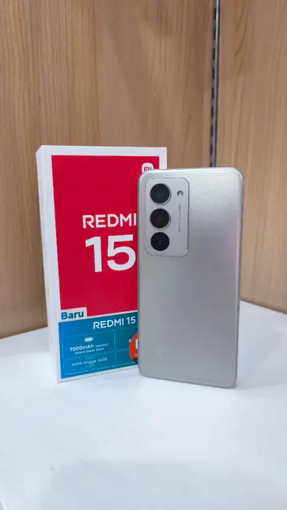 PROMO SPESIAL REDMI 15 RAM 8/256 GB NEW SEGEL