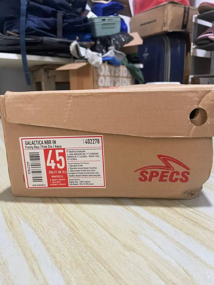 Sepatu futsal Specs GALACTICA NBR IN Size 45