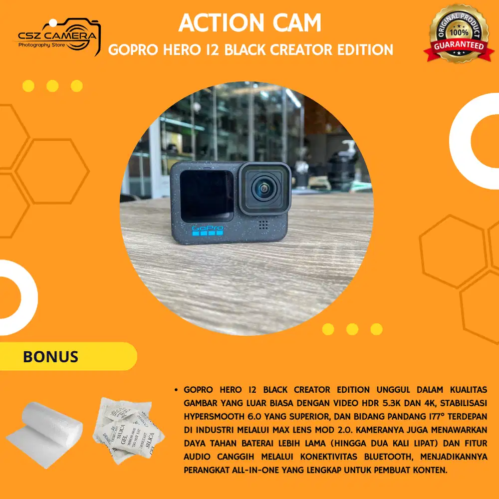 GoPro Hero 12 Black Creator Edition Bergaransi