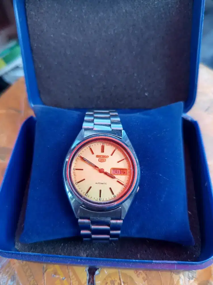 Jual jam seiko 5 otomatis original 7009