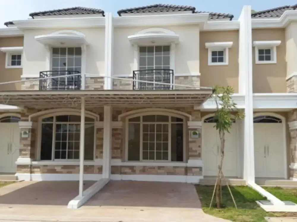 Dijual Cepat Rumah 2Lt Furnished di Cluster West Europe dekat Club House
