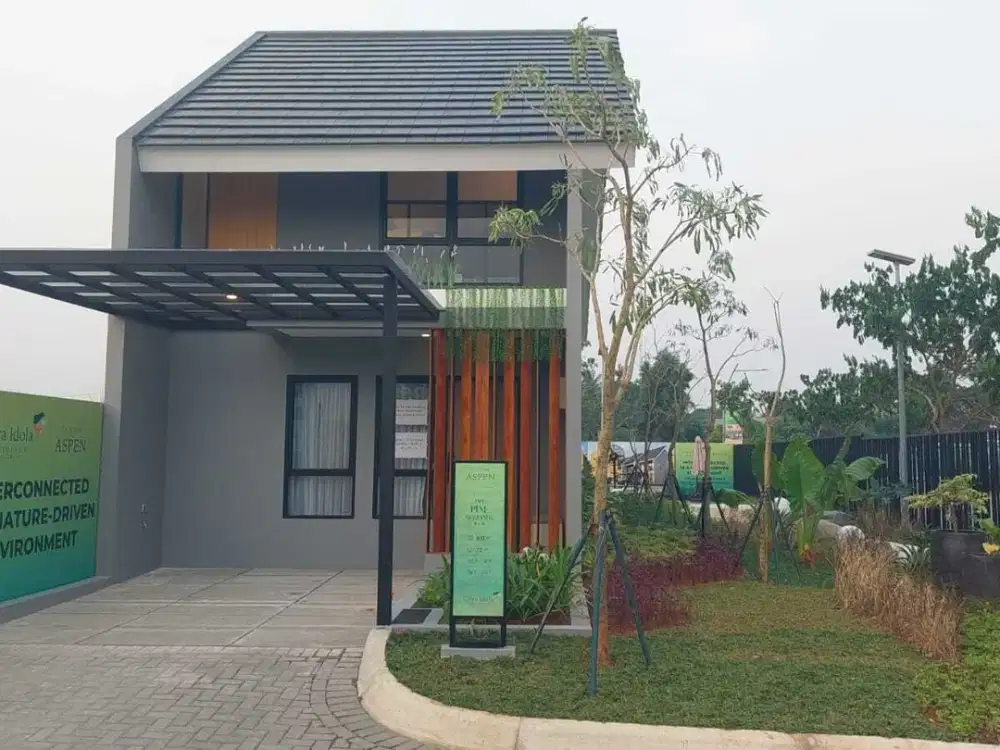 Rumah Cluster Angsuran 3 Jutaan 15 menit Pintu TOL Bitung Tangerang