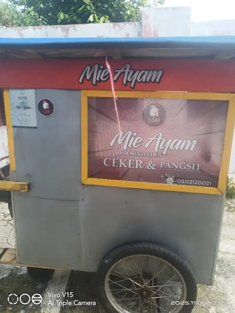 Roda - Gerobak Mie Ayam full set