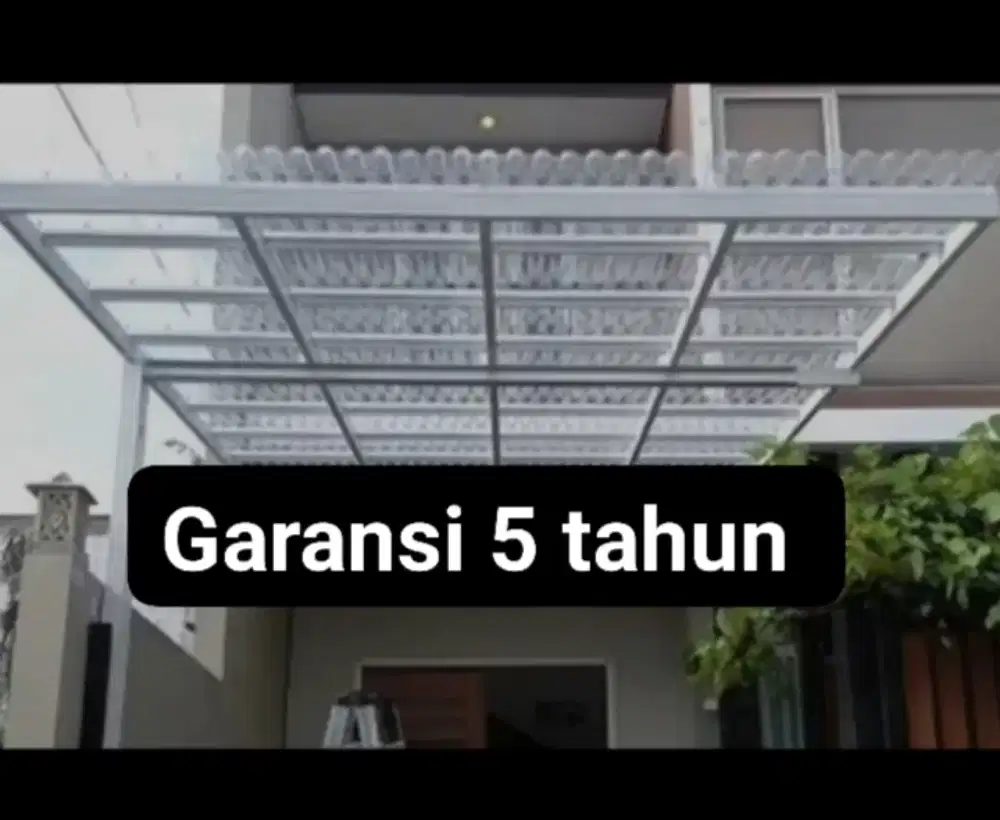Kanopi minimalis modern termurah baja ringan dan besi