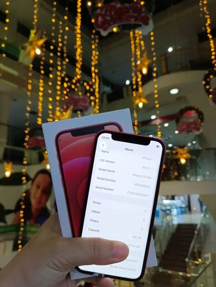 IPHONE 12 MINI 128GB SECOND INDO