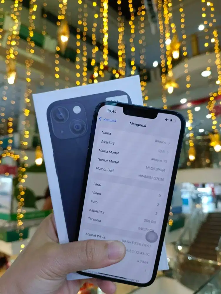 IPHONE 13 256GB SECOND INDO