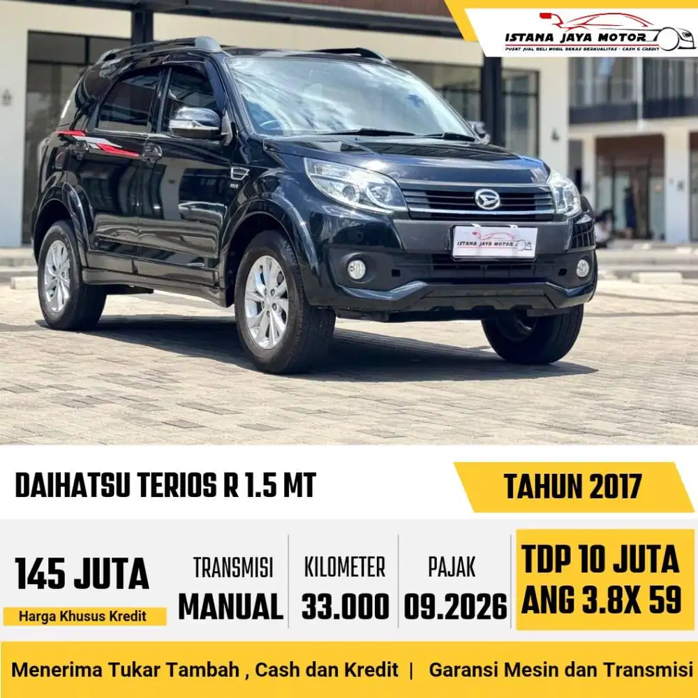 [KM 33RB] Daihatsu Terios R 1.5 MT 2017 Hitam