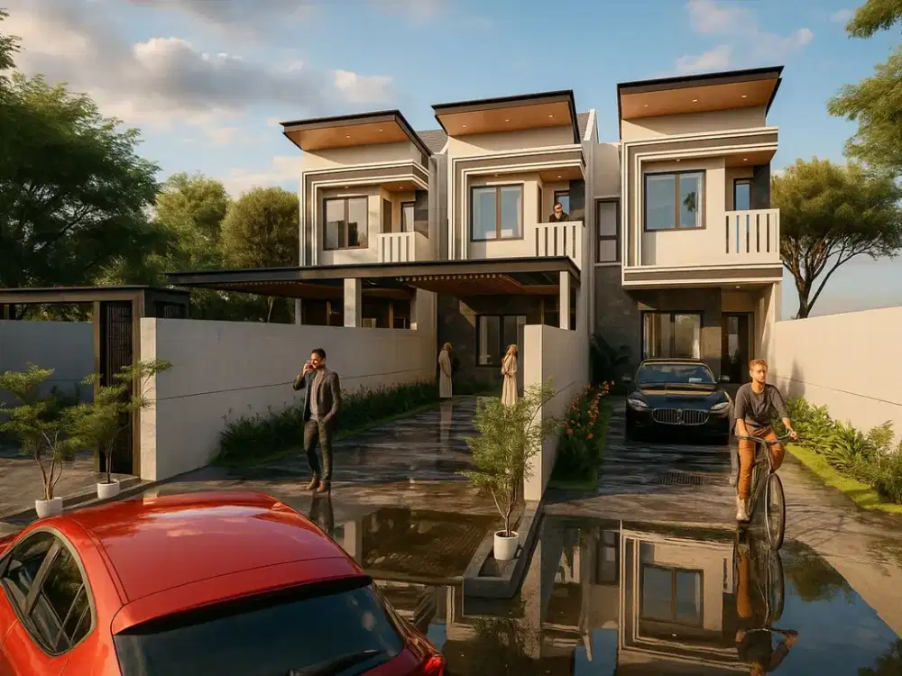 Rumah Tanah Luas 200m2 Kurang Dikit di Dekat Pondok Hijau Gegerkalong Setiabudi Mainroad Cihideung Lembang