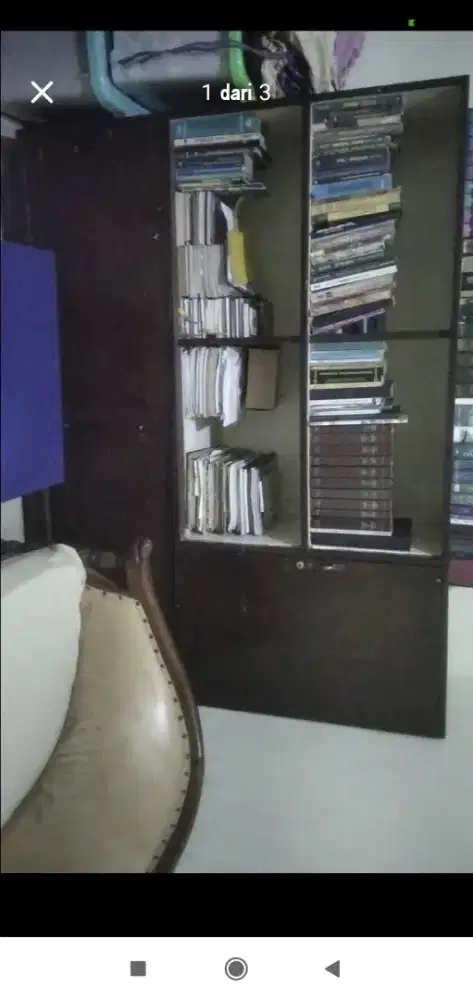 Dijual Lemari buku dari jati