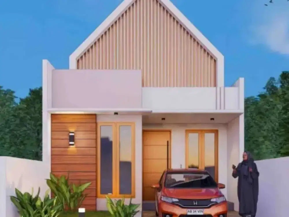 RUMAH CANTIK PROSES BANGUN TIPE 40 DEKAT RSUD PRAMBANAN.JK13417