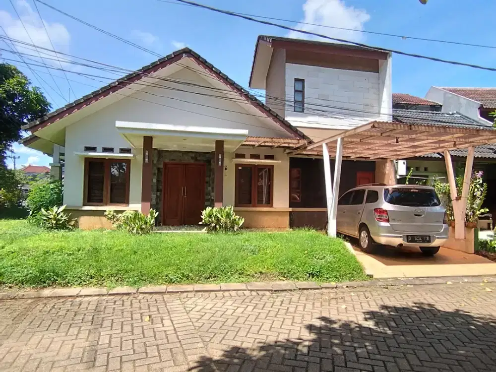RUMAH CANTIK POSISI HOOK NUANSA BALI MODERN DI SAWANGAN DEPOK