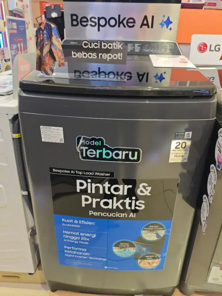 SAMSUNG MESIN CUCI TOPLOADING 13KG