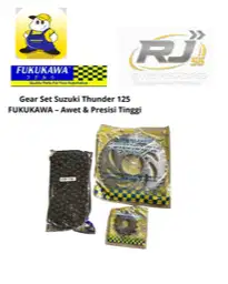 Gear Set Suzuki Thunder 125 FUKUKAWA – Awet & Presisi Tinggi