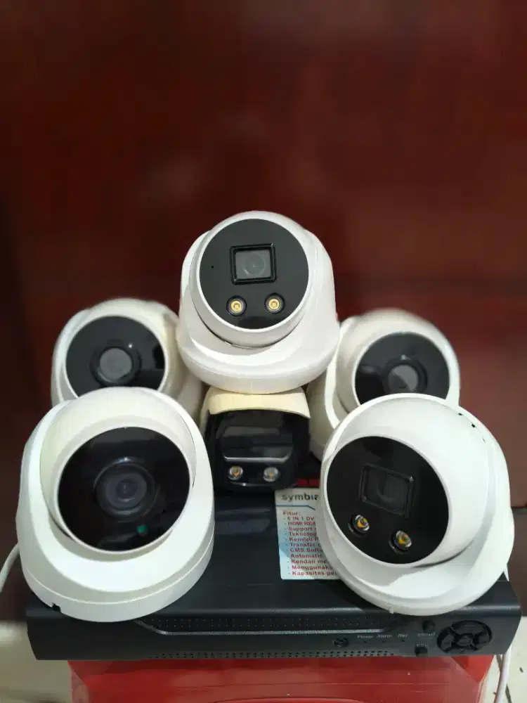 DVR 8ch 5mp sama 6unit camera  Second