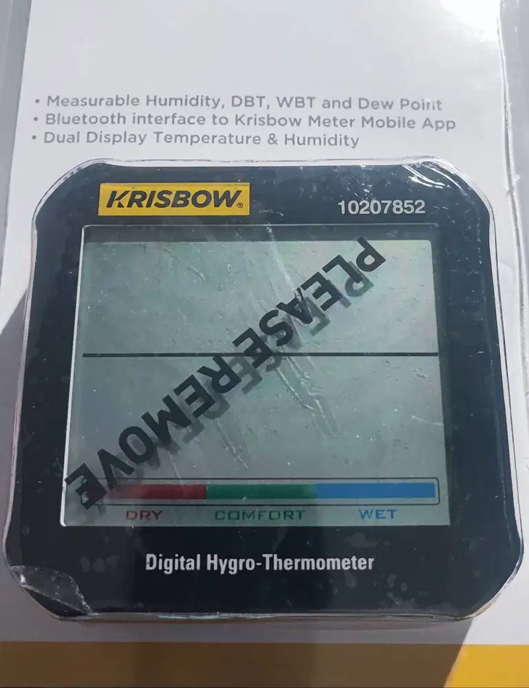 Thermo Hygrometer Krisbow Kondisi Mulus + Bonus Baterai