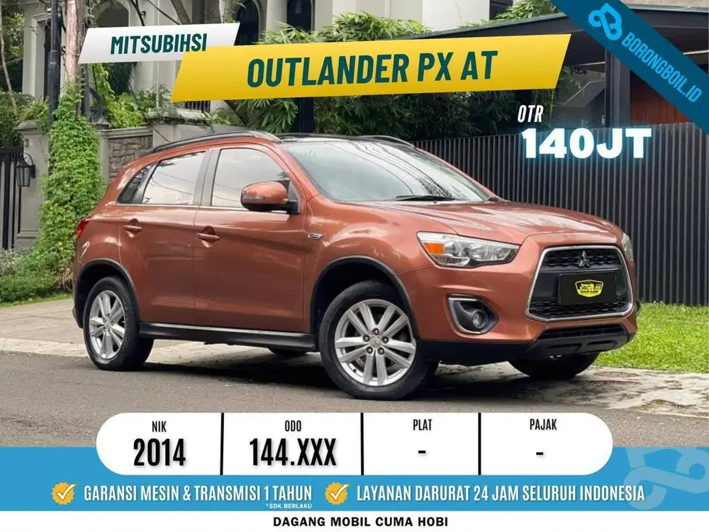 DP 10JT OUTLANDER PX PANORAMIC AT 2014 SIAP PAKAI