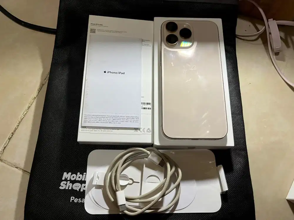 iPhone 16 Pro Max 256GB iBox BH 100 Digimap GDN Blibli 256