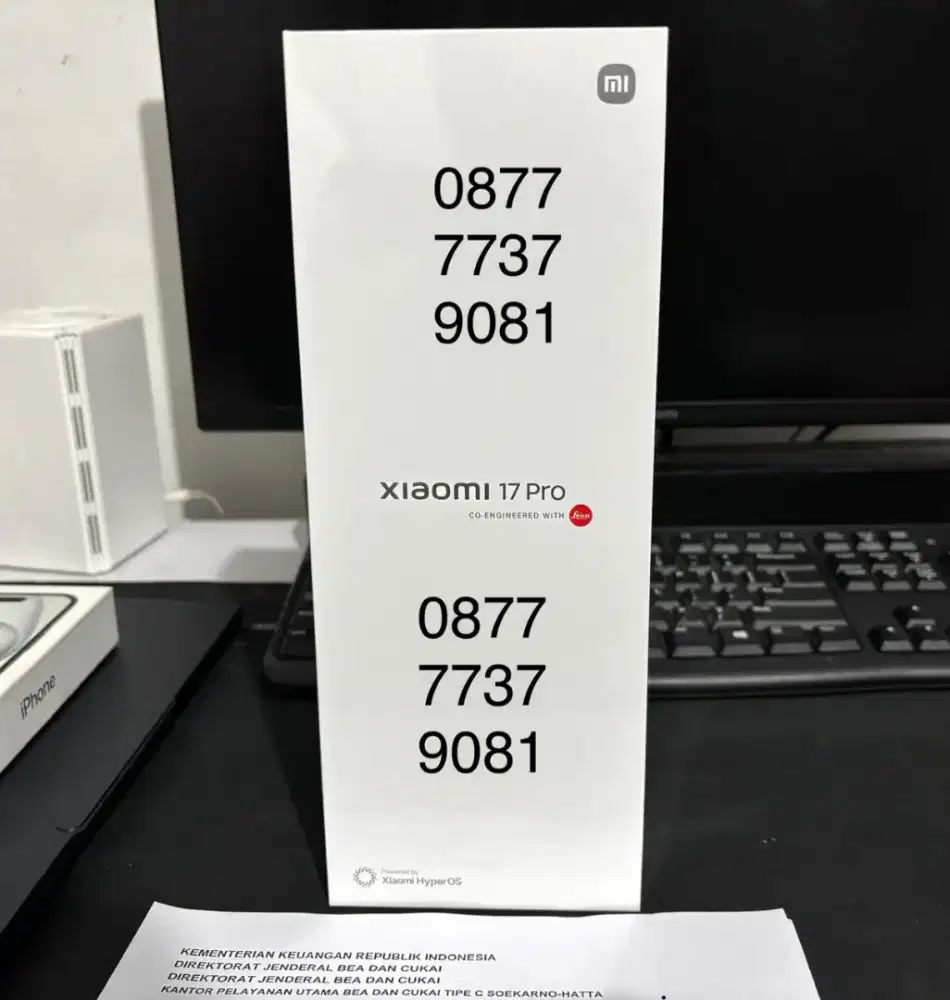 BNIB Xiaomi 17 Pro 12/256 GB Putih - Bayar Pajak