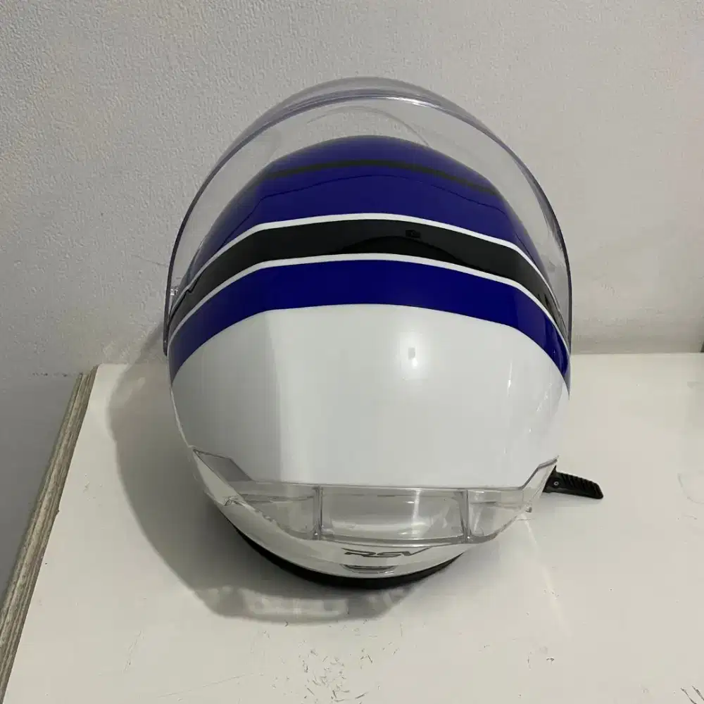 HELM RSV AERO SPEED BIRU PUTIH UKURAN L