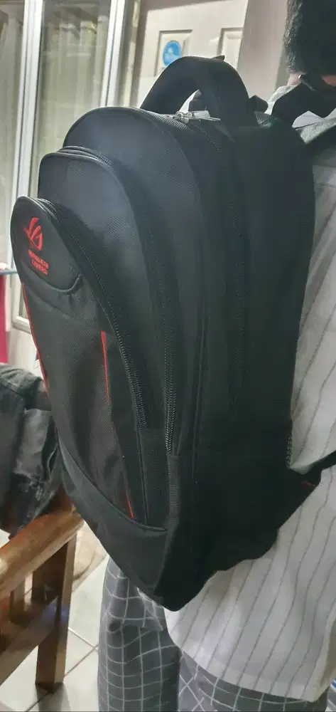 Tas ransel, laptop backpack 15 inch Original ROG strix