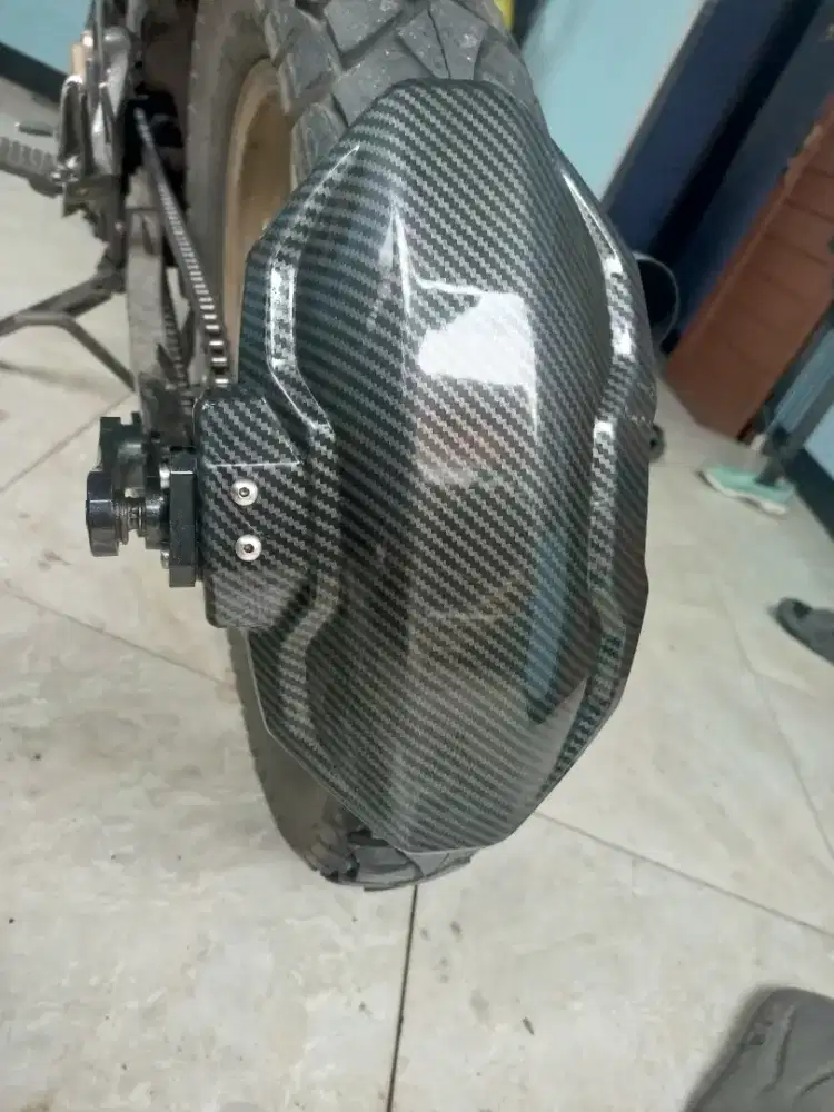 Mudguard robot hitam full cnc