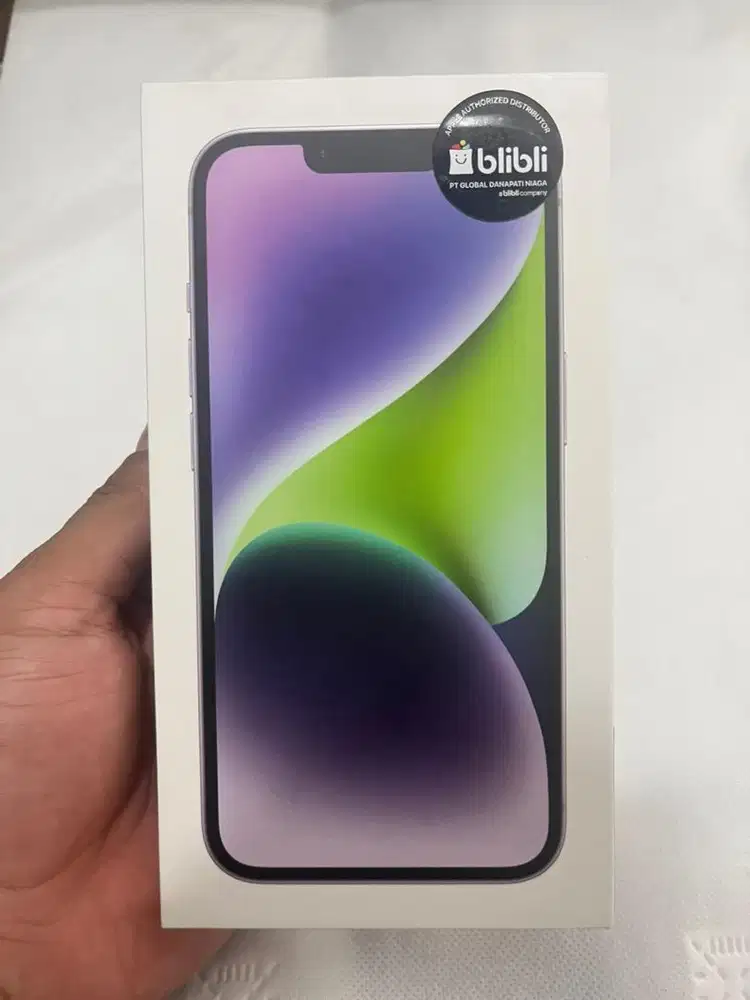 Iphone 14 purple 128Gb Ex Indo Lengkap