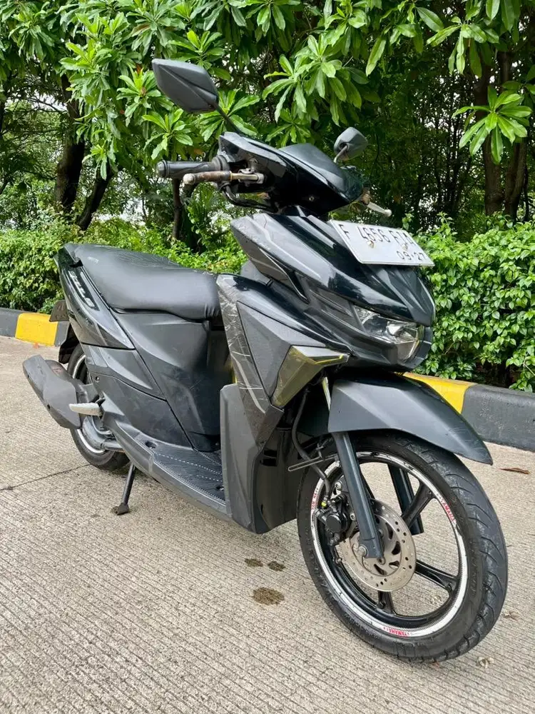 Yamaha Soul GT 125cc, A/T Matic CVT, Tahun 2017, Km 70rb, Warna Hitam
