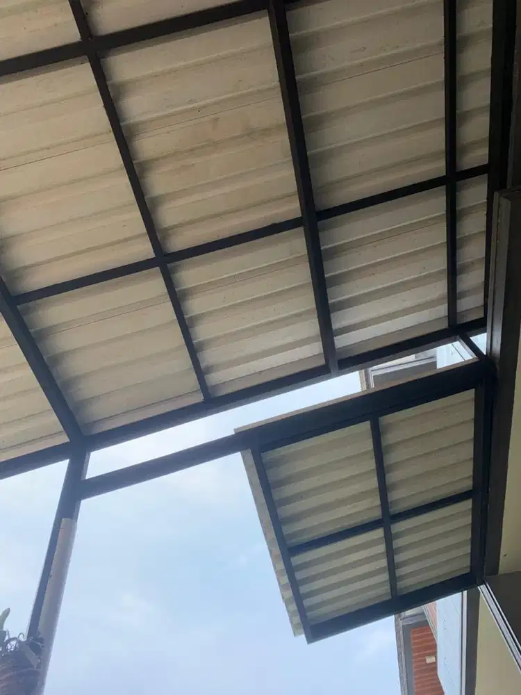 Jual cepat kanopi double layer hollow tebal