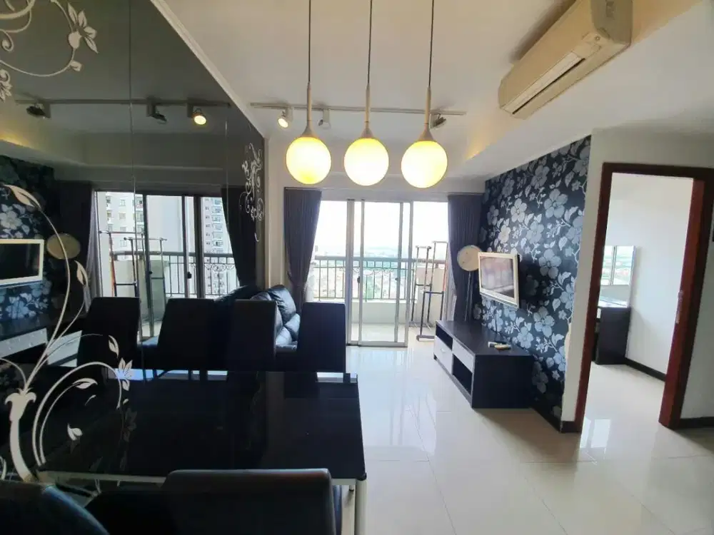 Disewakan Apartemen Waterplace 2BR jadi 1BR, dekat Graha bukit darmo, Lontar, Villa bukit regency, Pakuwon Indah, Unesa, Graha Famili, Pakuwon Mall, N
