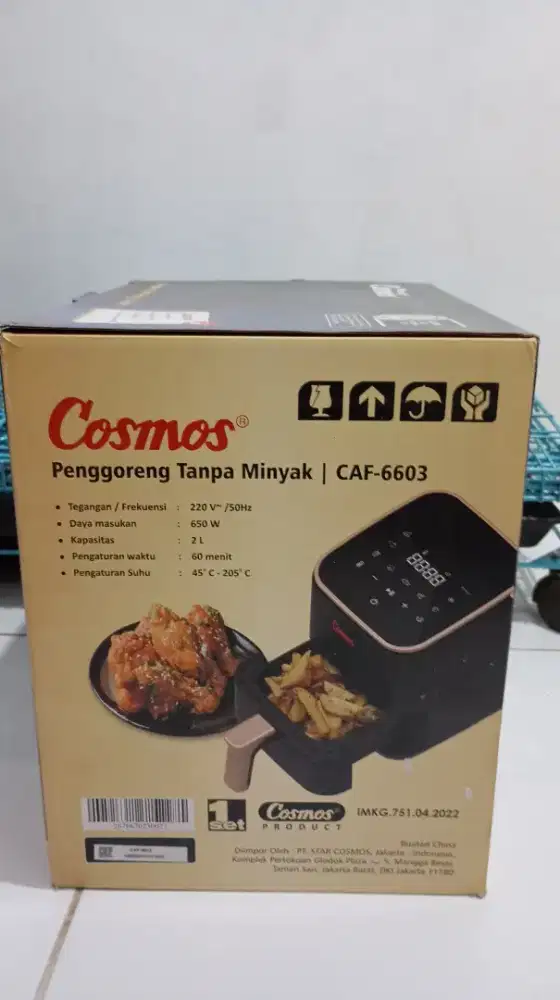 Jual Air Fryer Cosmos 2 Liter, CAF-6603