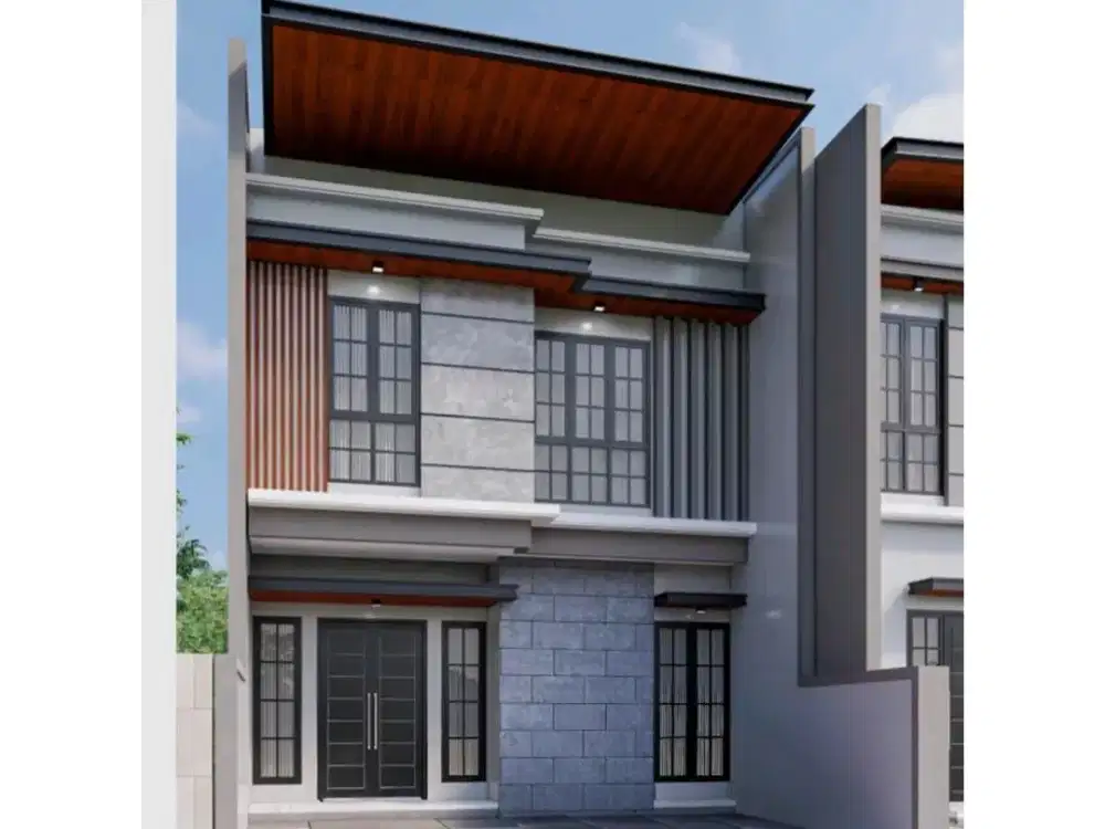 Dijual Rumah di Perumahan Galaxy Bumi Permai Araya 2 Minimalis Kontemporer ROW  Double Way dekat Klampis, Semolowaru, MERR, Nginden, Manyar, Rungkut,