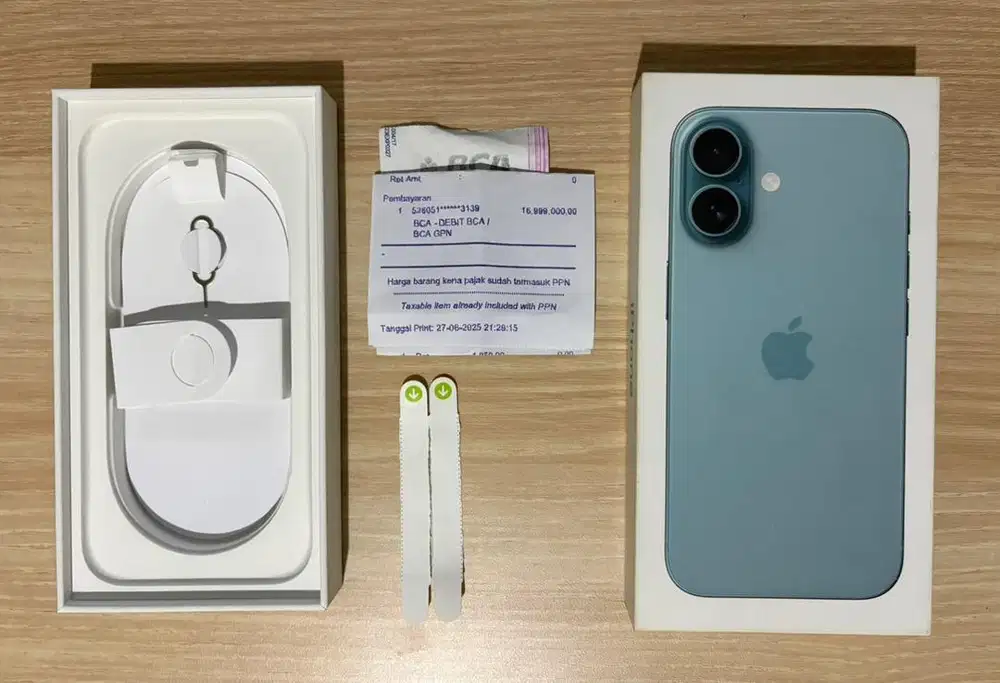 iPhone 16 256GB Teal Garansi Resmi PA/A Erafone