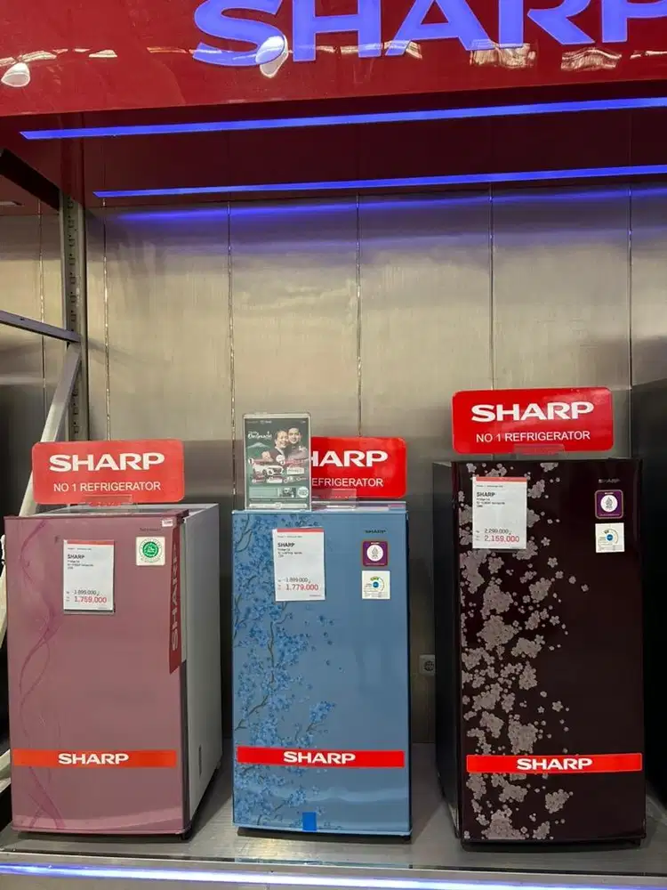 Kulkas 1 pintu SHARP (Dp 0rp ) Kredit di Lotte ciputat