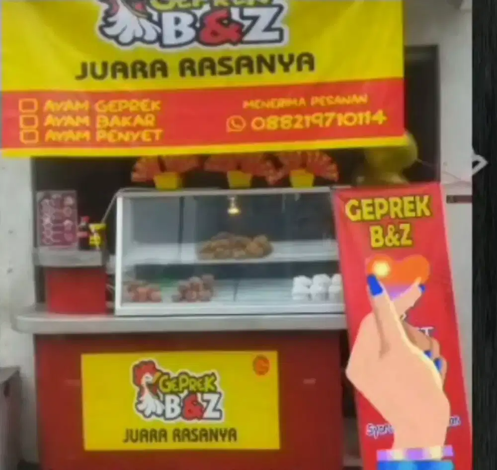 Etalase chicken dan Food warmer