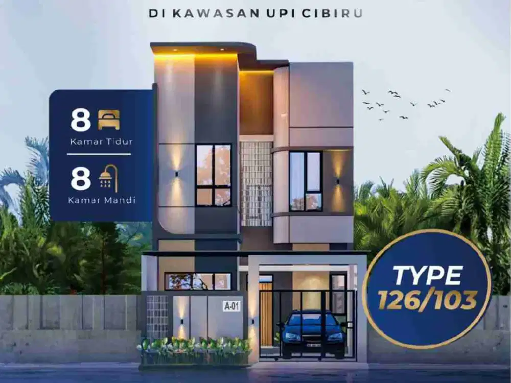 RUKOST NEW 8 KAMAR FULL FURNISH DEKAT KAMPUS UPI CIBIRU,BANDUNG