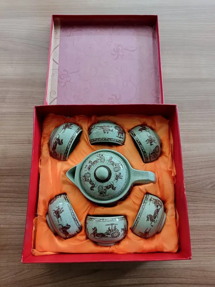 JUAL TEA SET LAWAS ASLI TIONGKOK