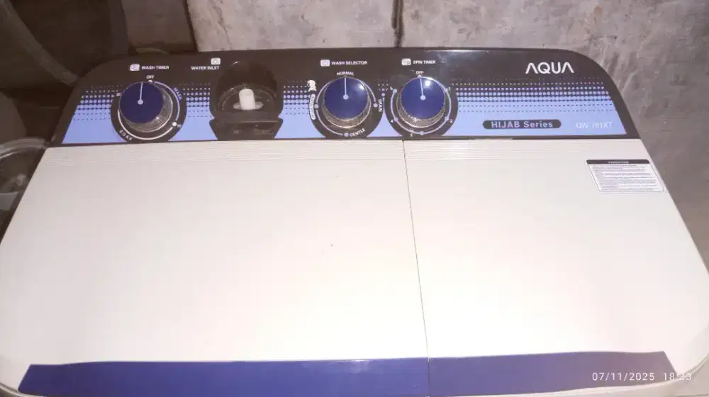 MESIN CUCI aqua hijab series
