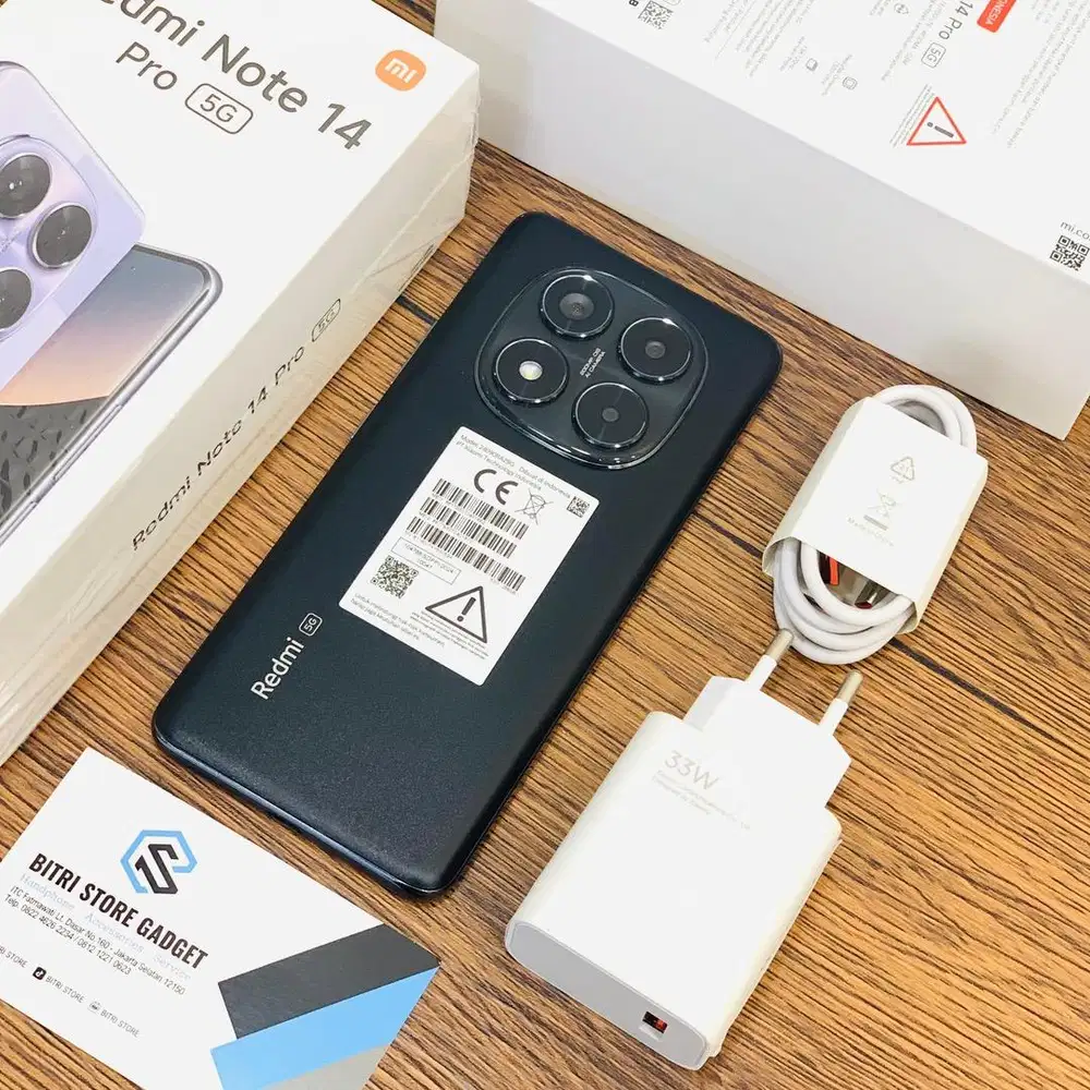 REDMI NOTE 14 5G 8/256GB BLACK