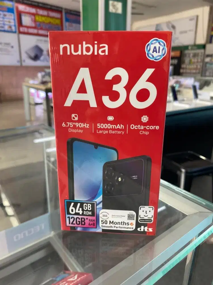 Nubia A36 ram 4/64