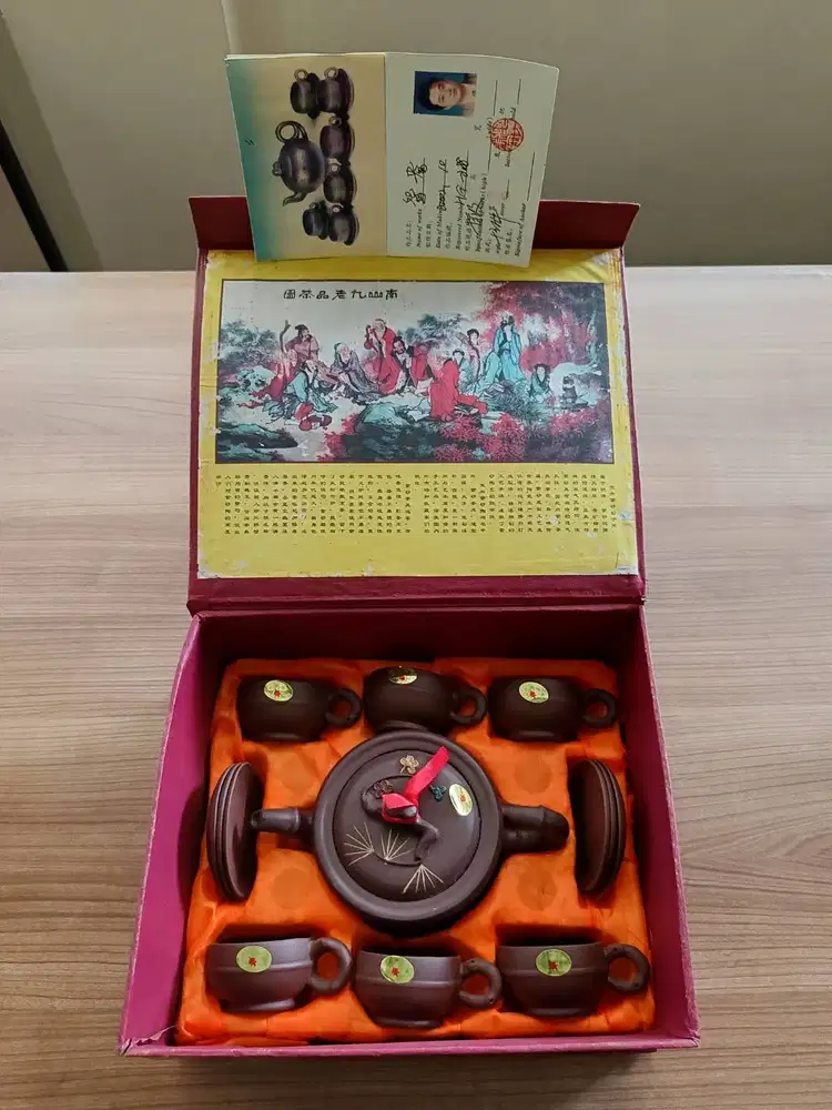 JUAL TEA SET ASTETIK ASLI TIONGKOK
