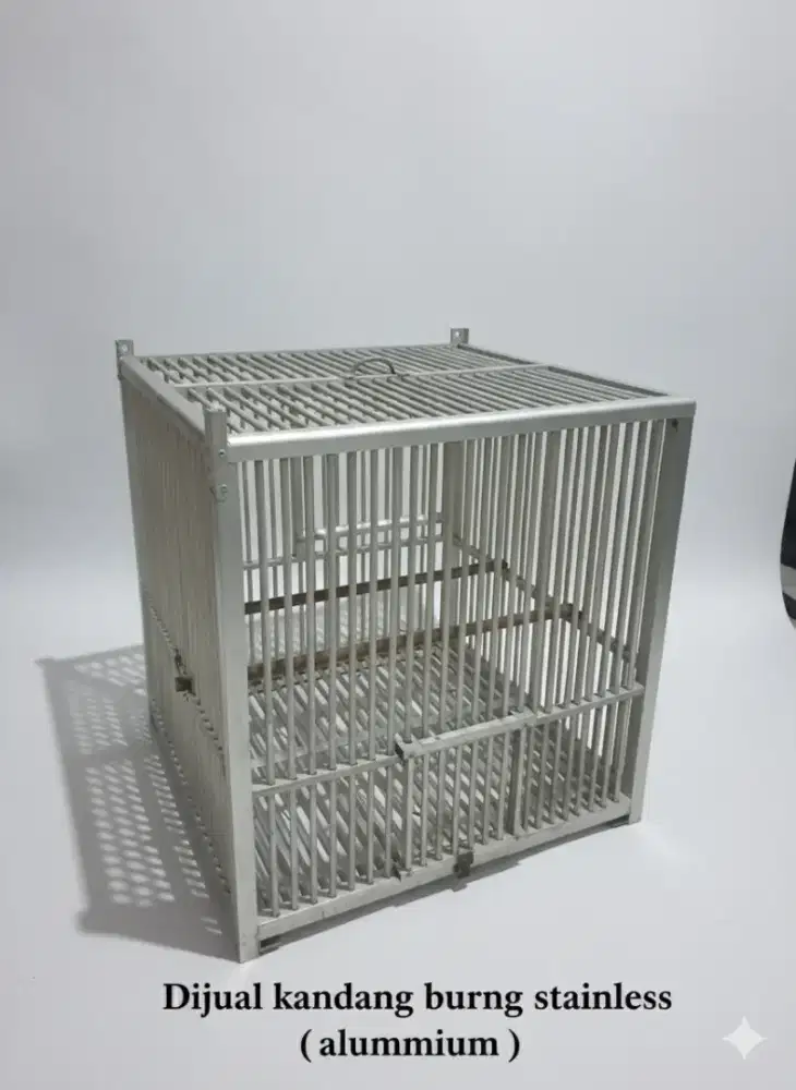 Dijual kandang burung stainless ( Alumunium )