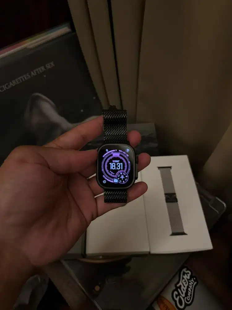apple watch ultra gen 2 black special edition titanium strap ibox 49mm