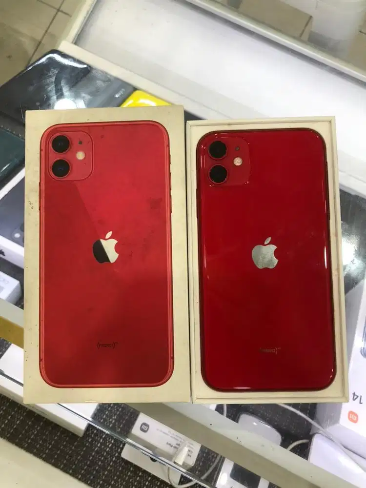 Iphone 11 64gb ex ibox warna red mulus fullset ori