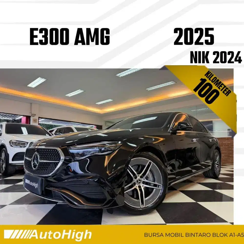 DP10% [Km100 Perak] E300 AMG 2024 Black Reg 2025 #AUTOHIGH