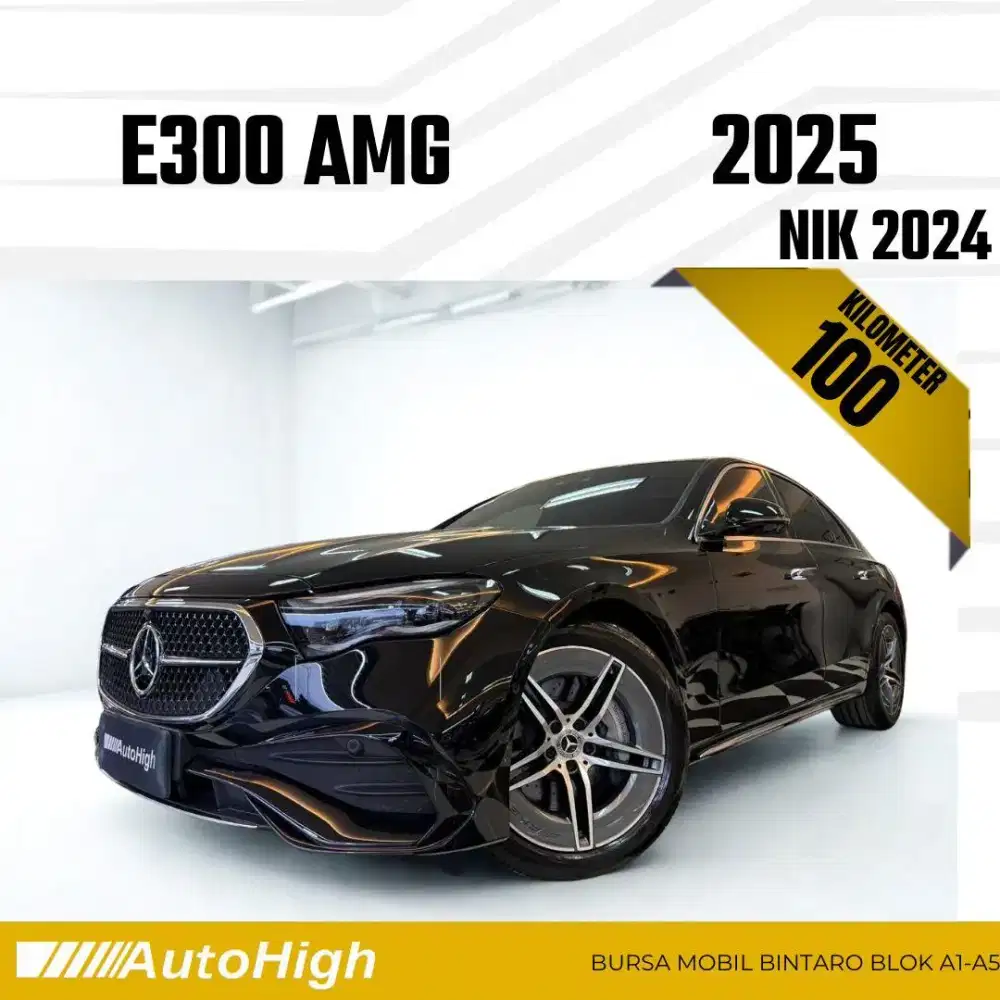 DP10% [Km100 Perak] E300 AMG 2024 Black Reg 2025 #AUTOHIGH