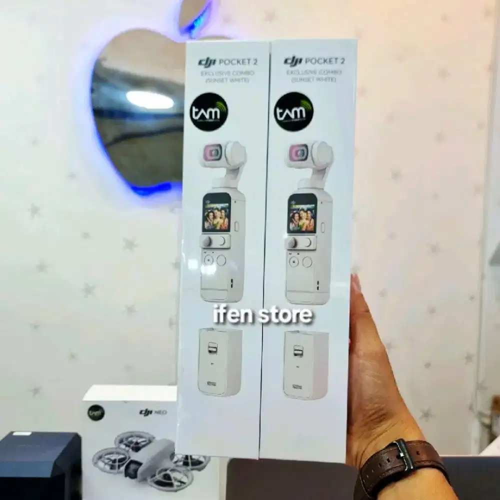 DJI Pocket 2 Exclusive Combo Sunset White - Garansi Resmi
