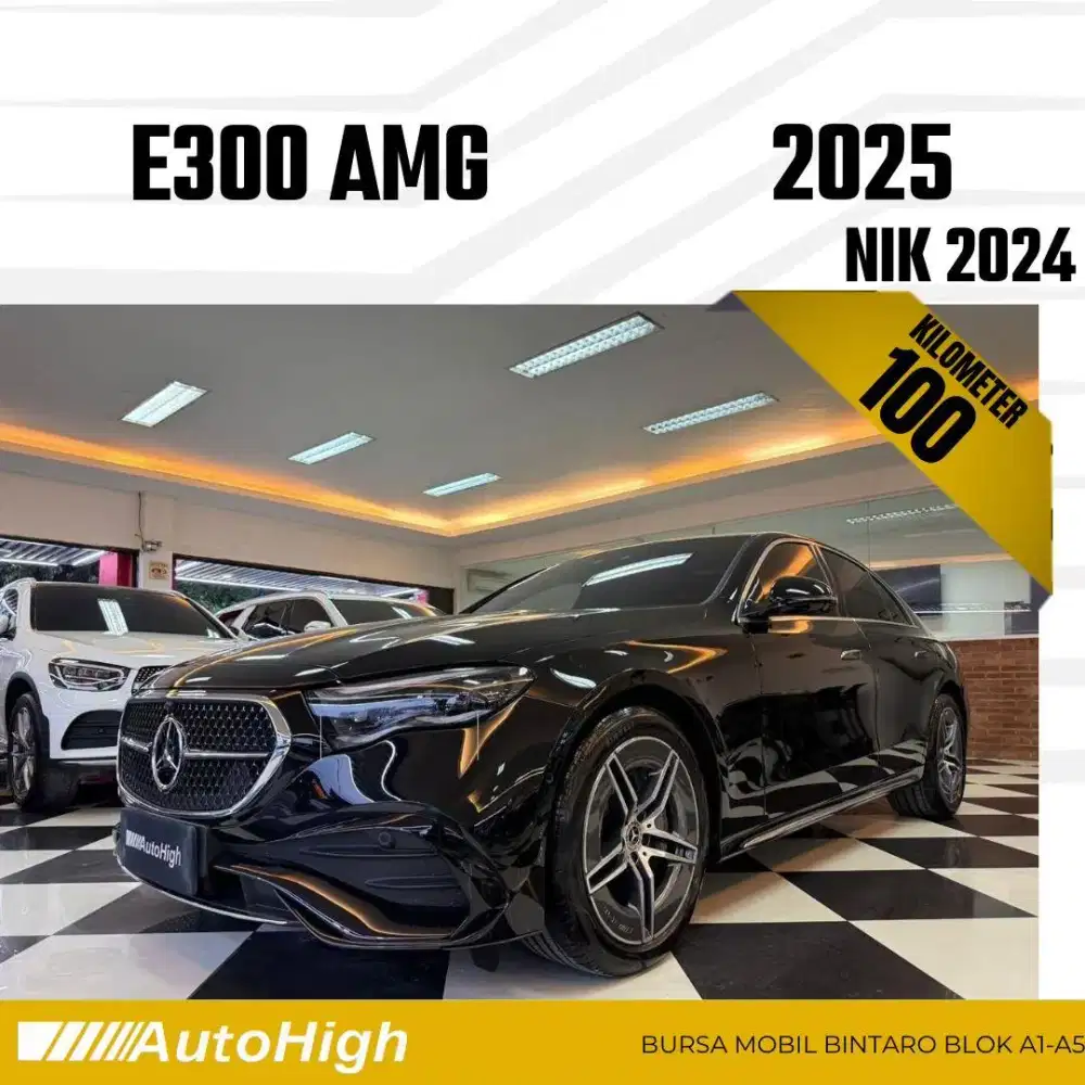 DP10% [Km100 Perak] E300 AMG 2024 Black Reg 2025 #AUTOHIGH