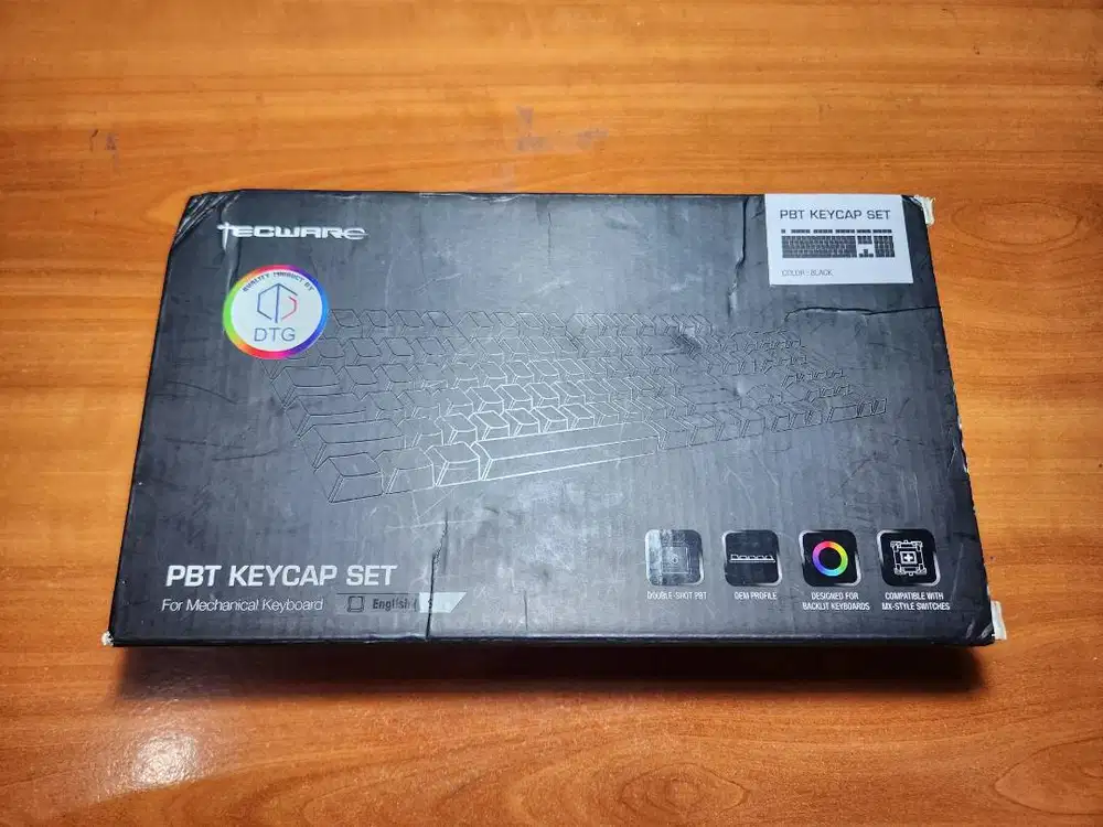 [USED] Tecware PBT Keycaps Set Black