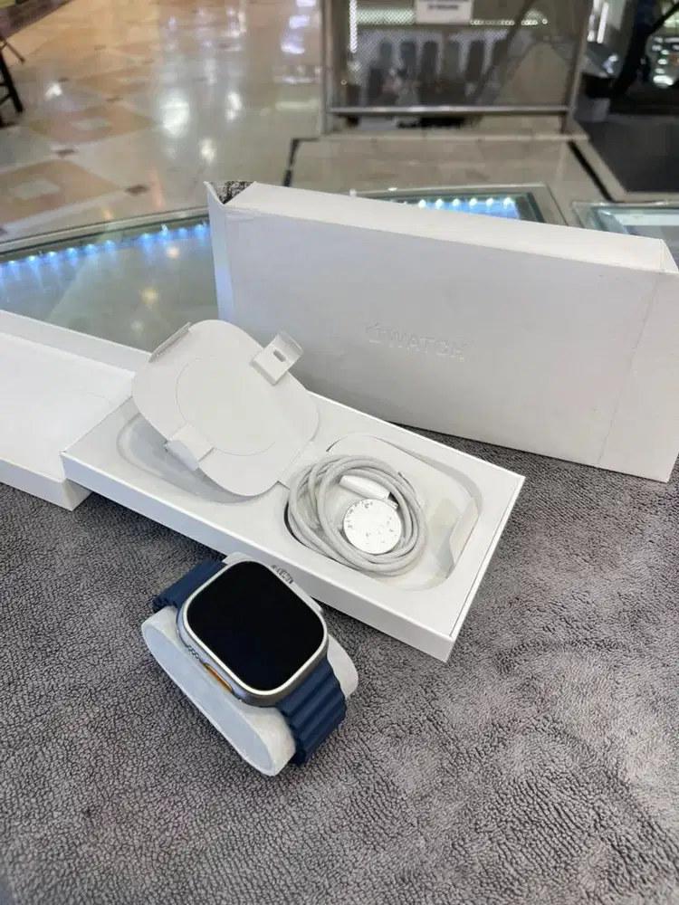 Apple Wacth Ultra 1 49mm Titanium ex inter bh100% fullset